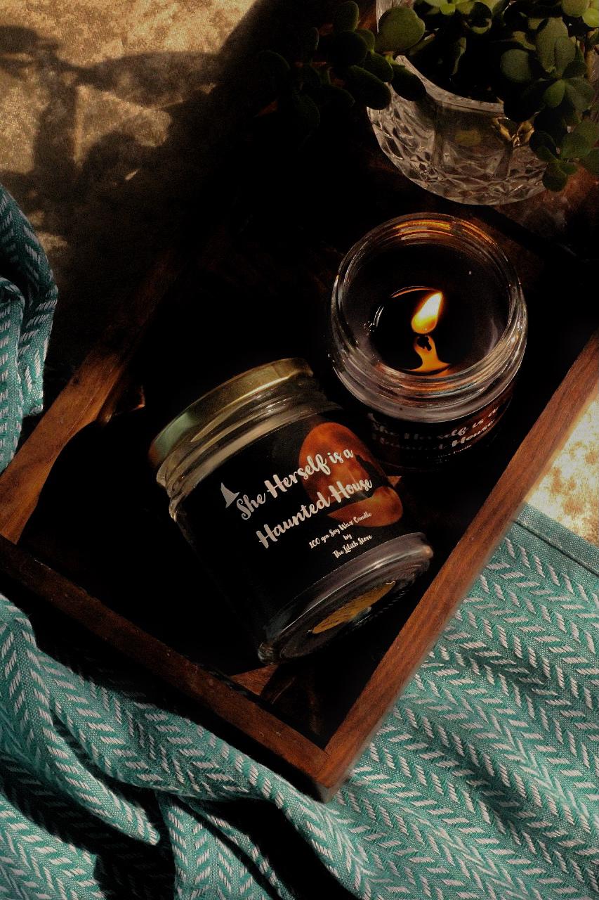 She Herself is a Haunted House Scented Candle - Image 5