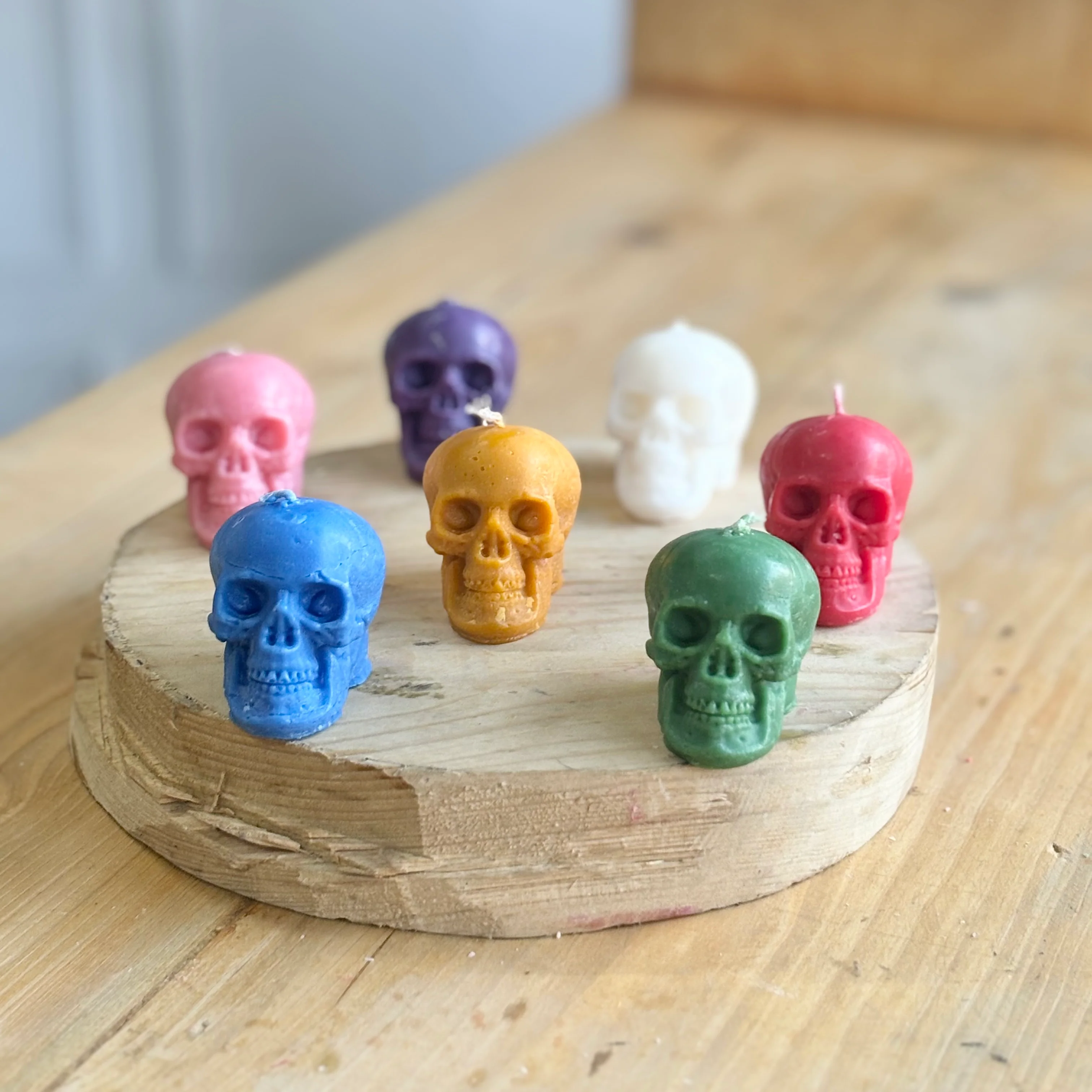 Small Size Skull Soy Candle| Colour Option Available