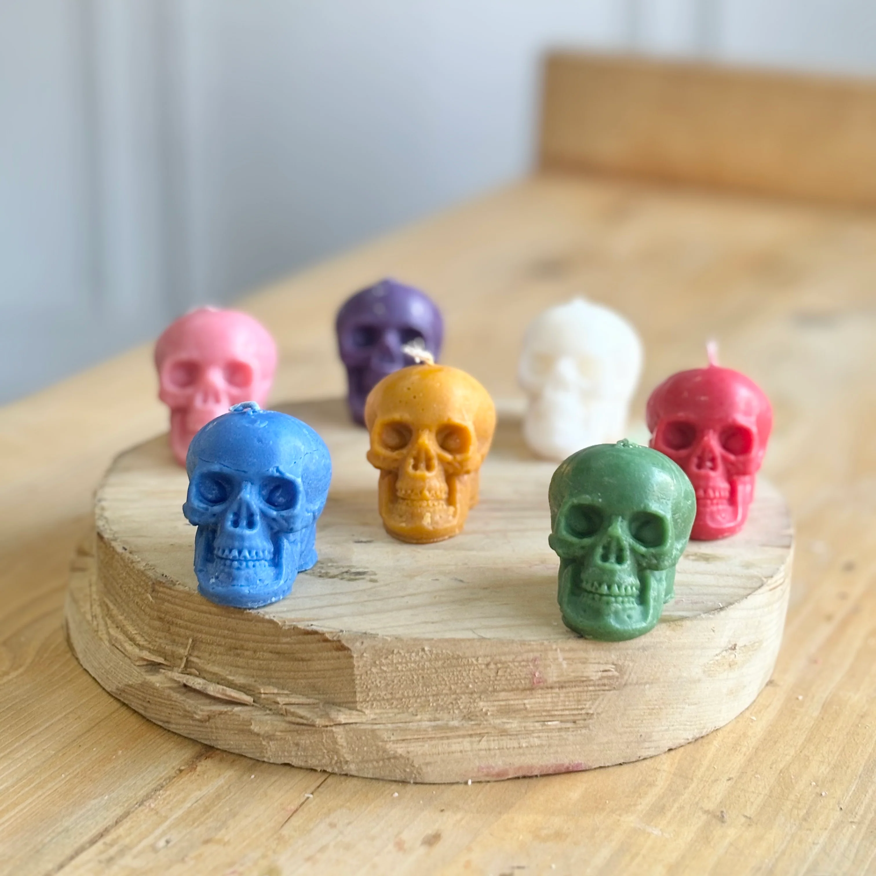 Small Size Skull Soy Candle| Colour Option Available - Image 2