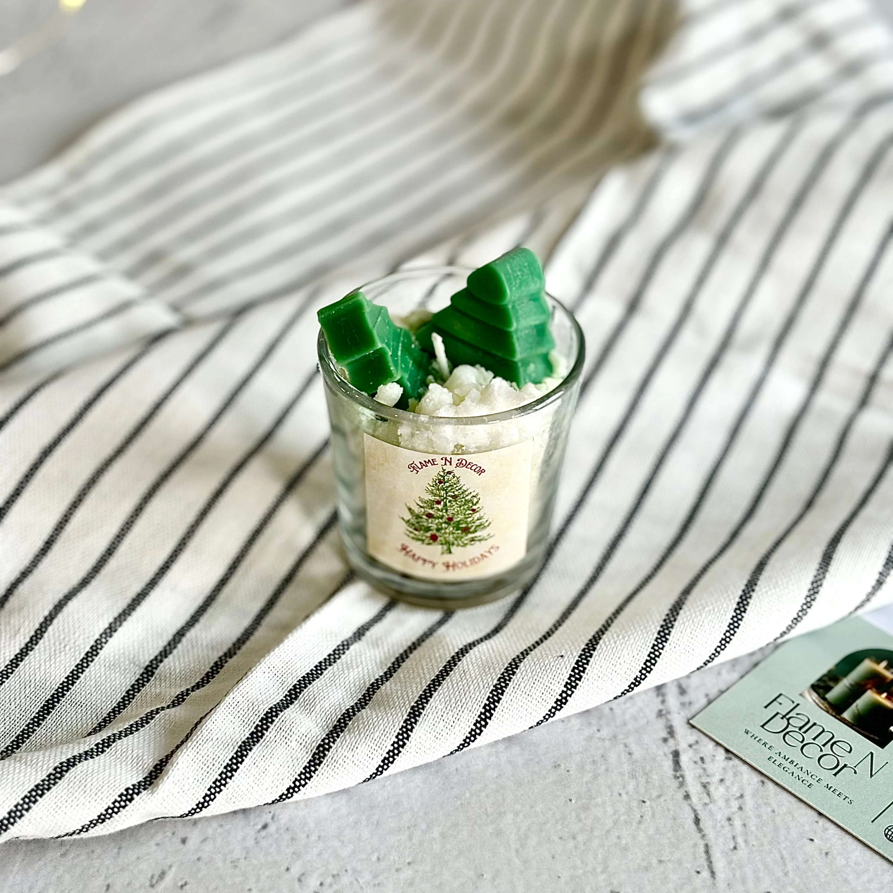Small Votive Decorative Soy Scented Candle | Pack of 2 - Image 2