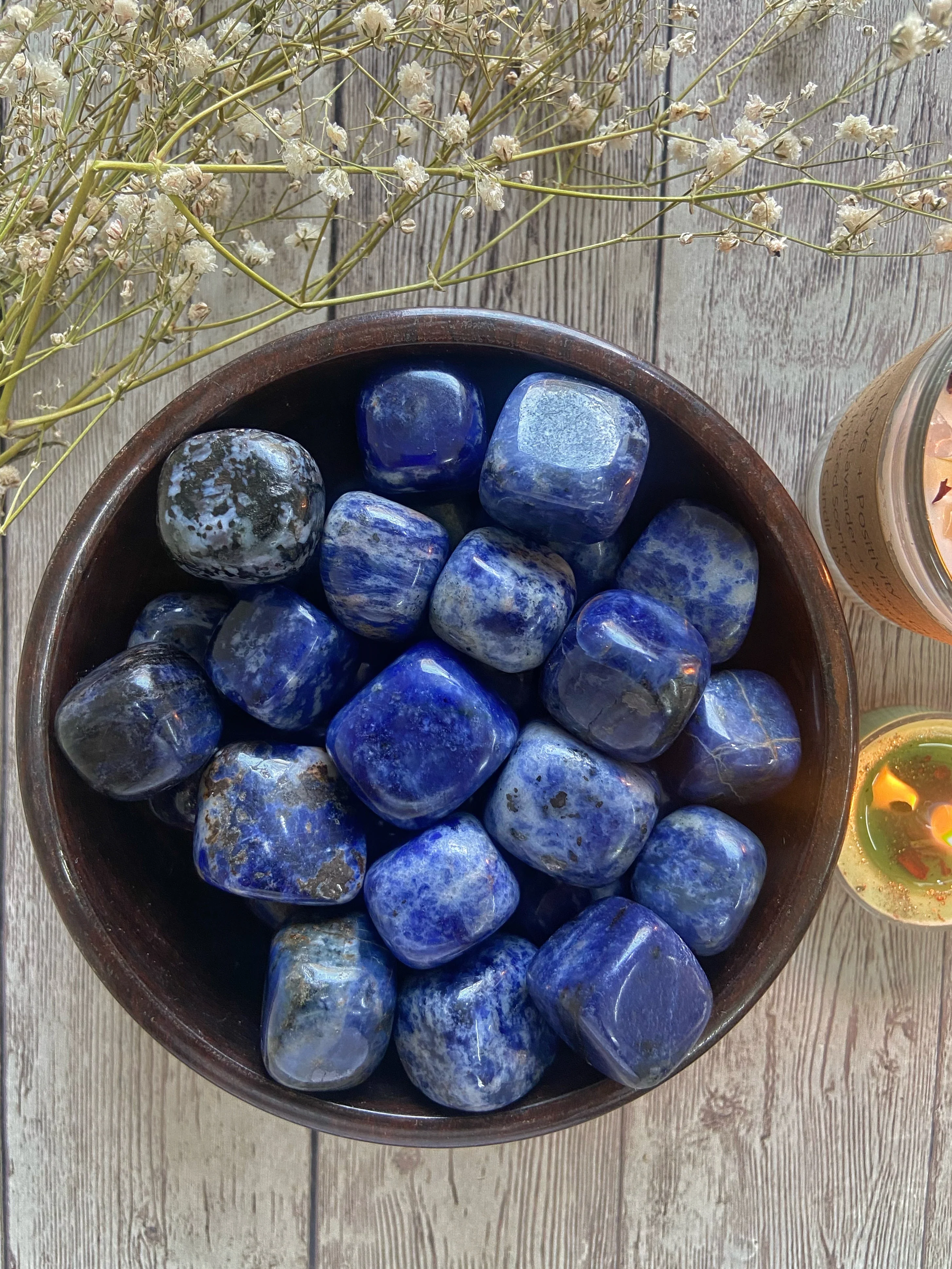 Sodalite Tumble | Communication & Expression