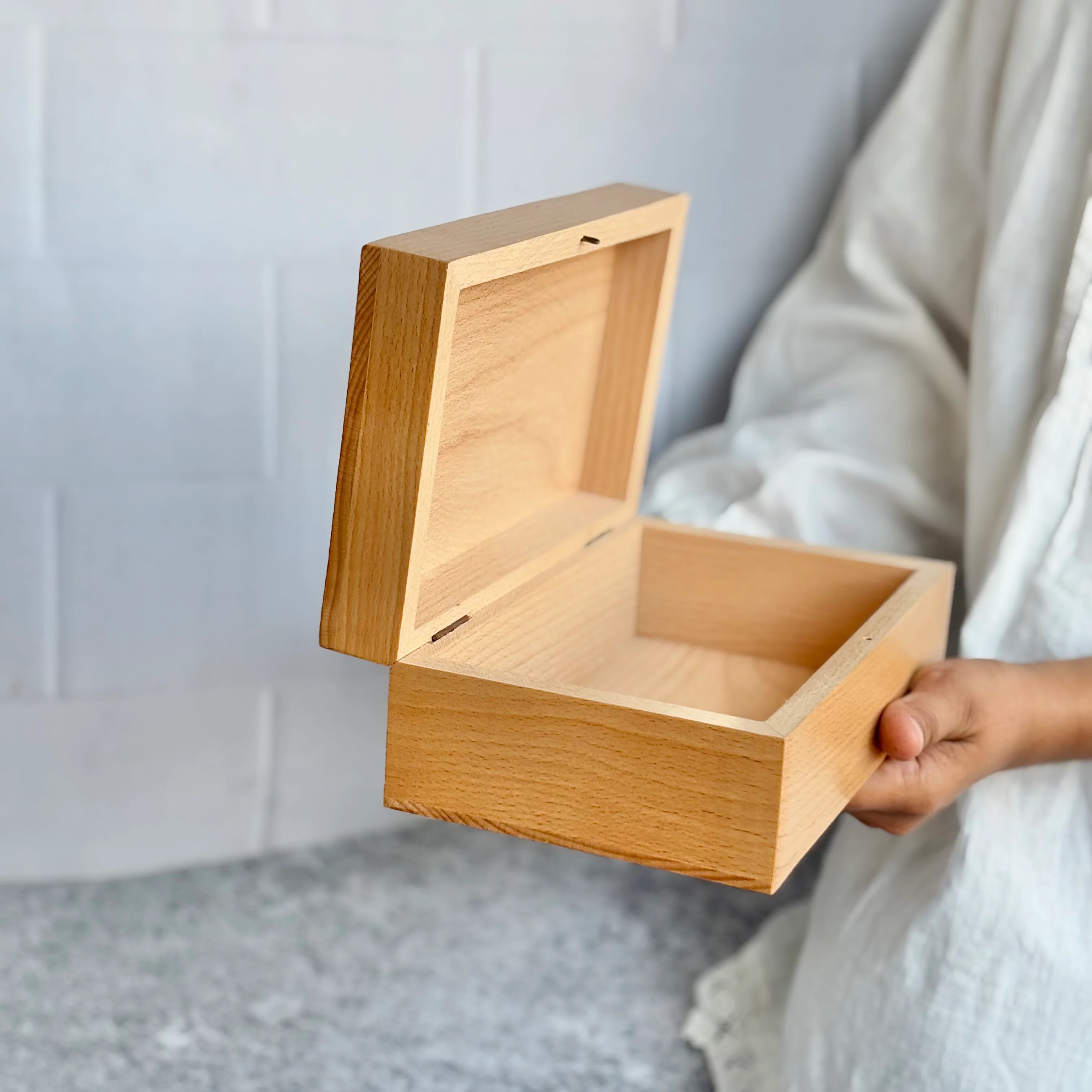 Steam Beech Woodeen Box | Perfect for Storing Tarot Cards and Crystals | Small - Image 2