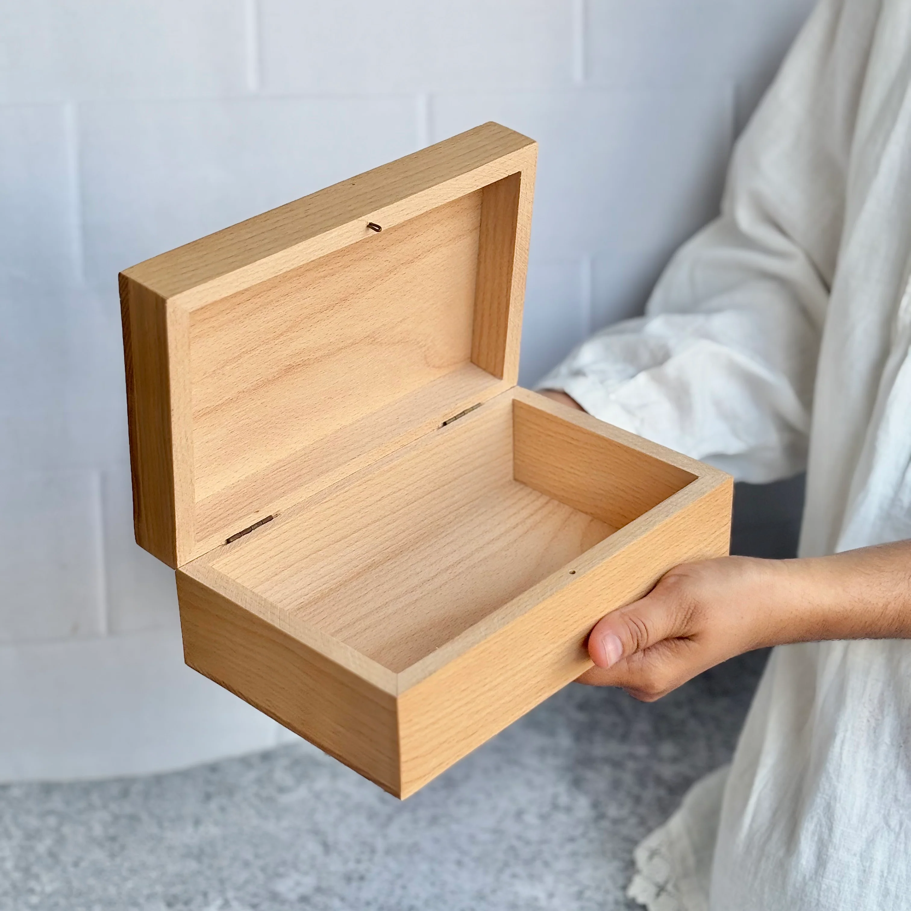 Steam Beech Woodeen Box | Perfect for Storing Tarot Cards and Crystals | Small - Image 3