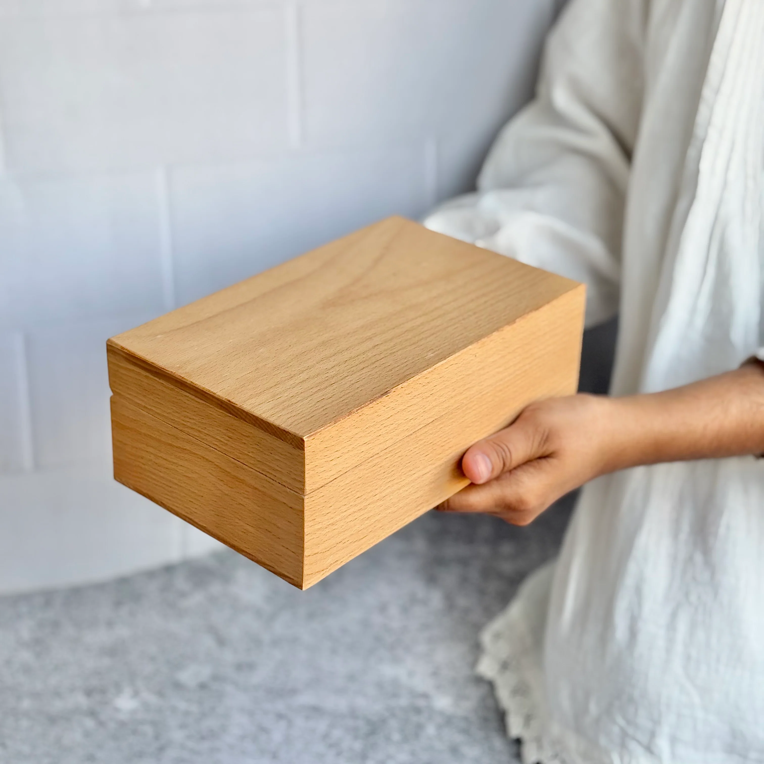 Steam Beech Woodeen Box | Perfect for Storing Tarot Cards and Crystals | Small - Image 4