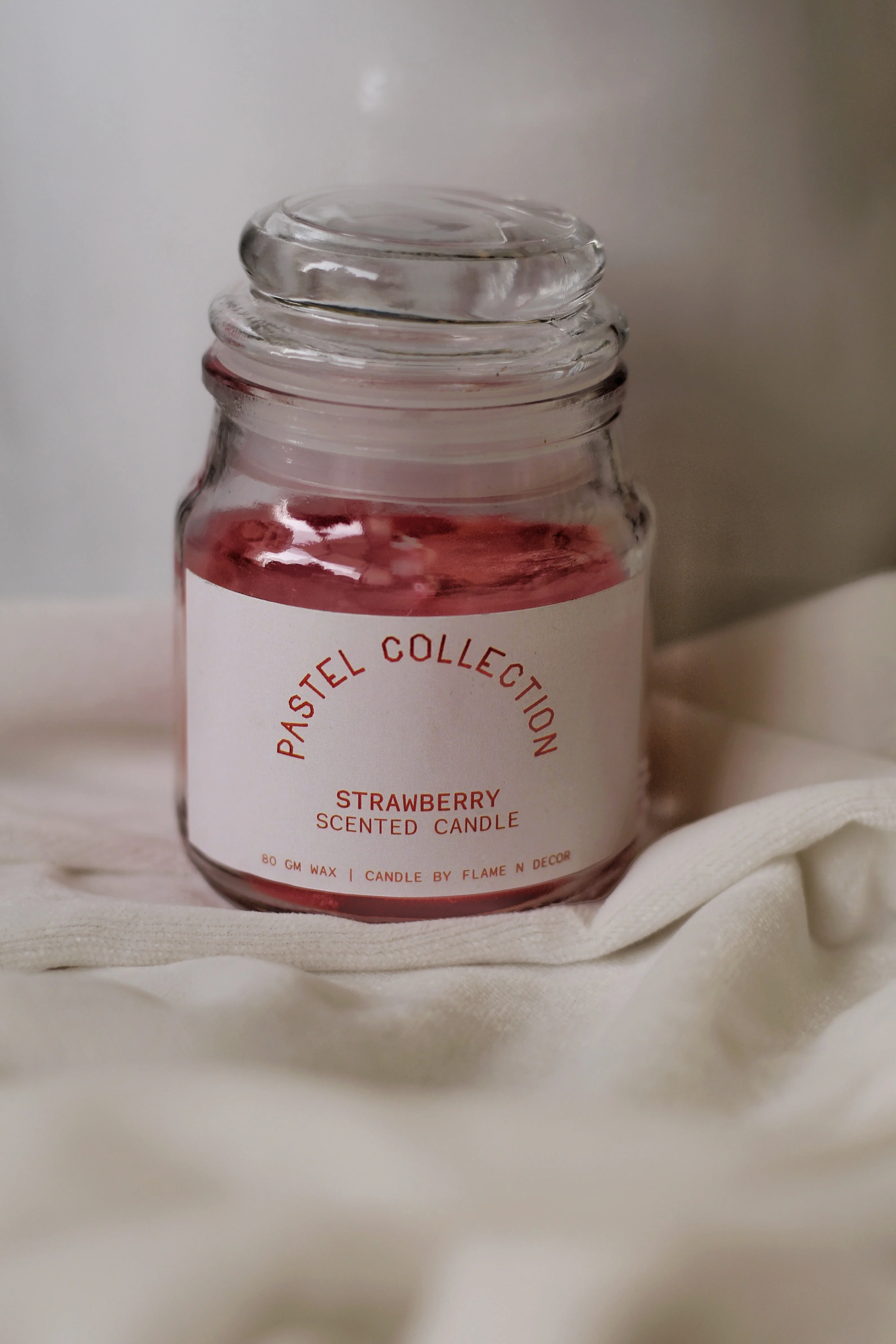 STRAWBERRY COOKIE JAR CANDLE set of 2 - Image 3