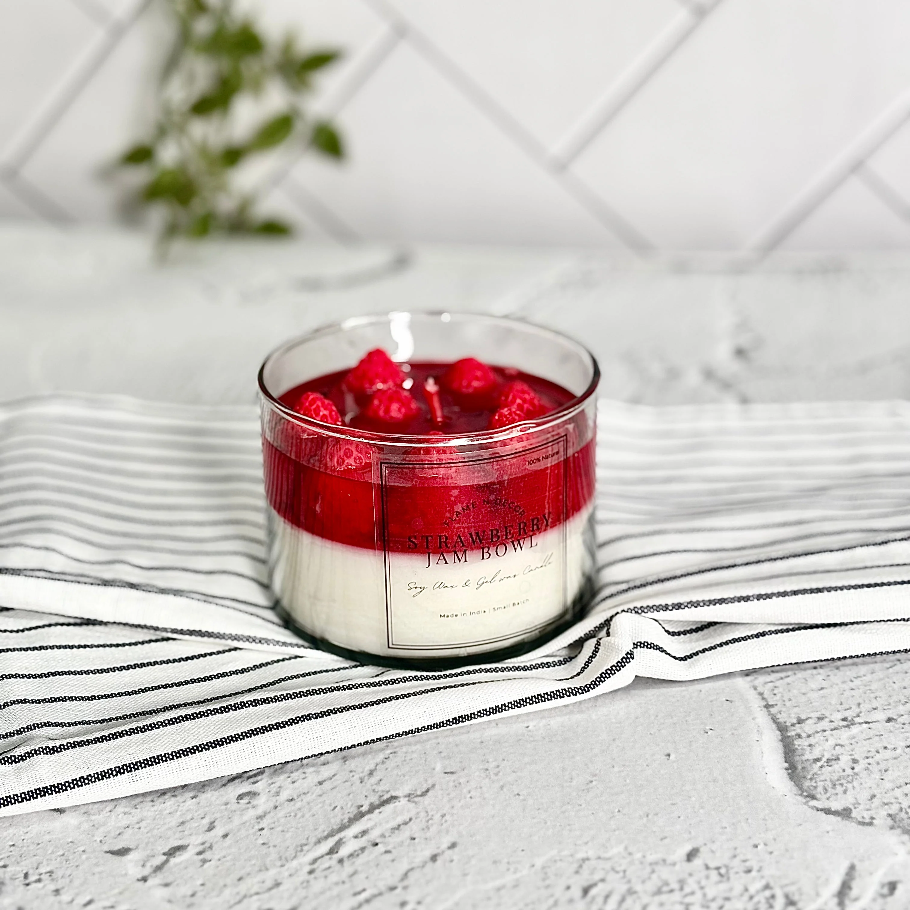Strawberry Jam infused with Strawberry Candle | Dessert - Image 5