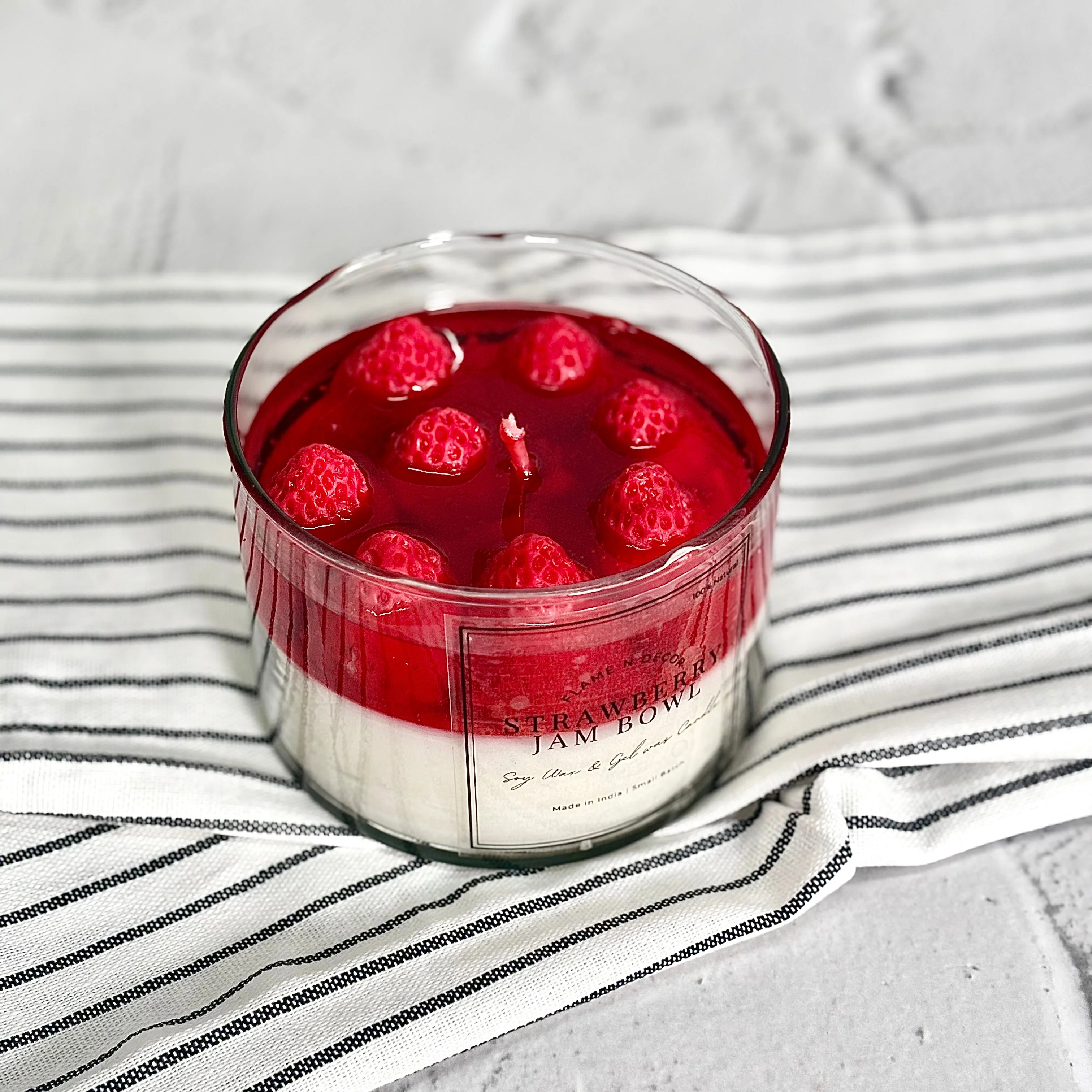 Strawberry Jam infused with Strawberry Candle | Dessert - Image 6