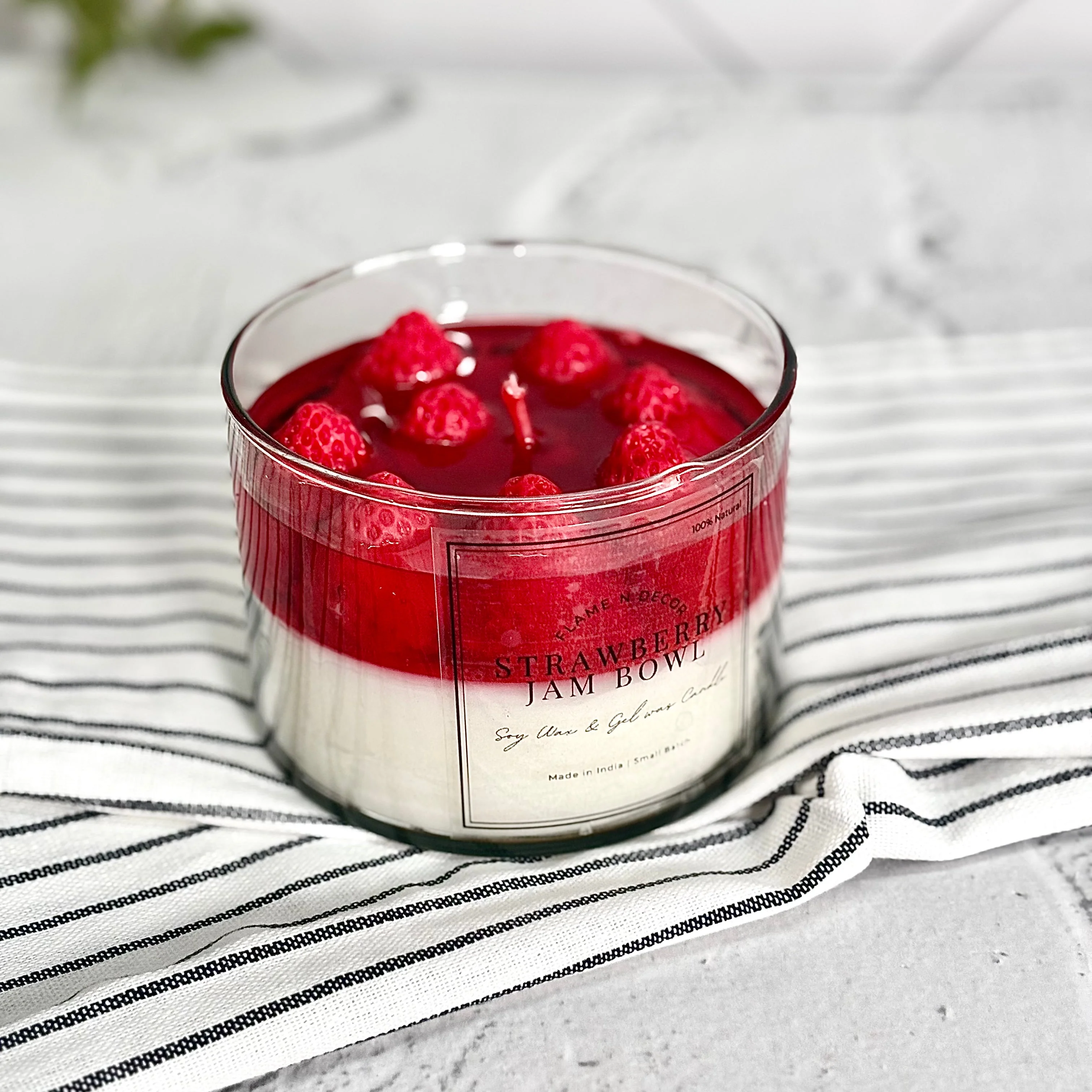 Strawberry Jam infused with Strawberry Candle | Dessert - Image 7