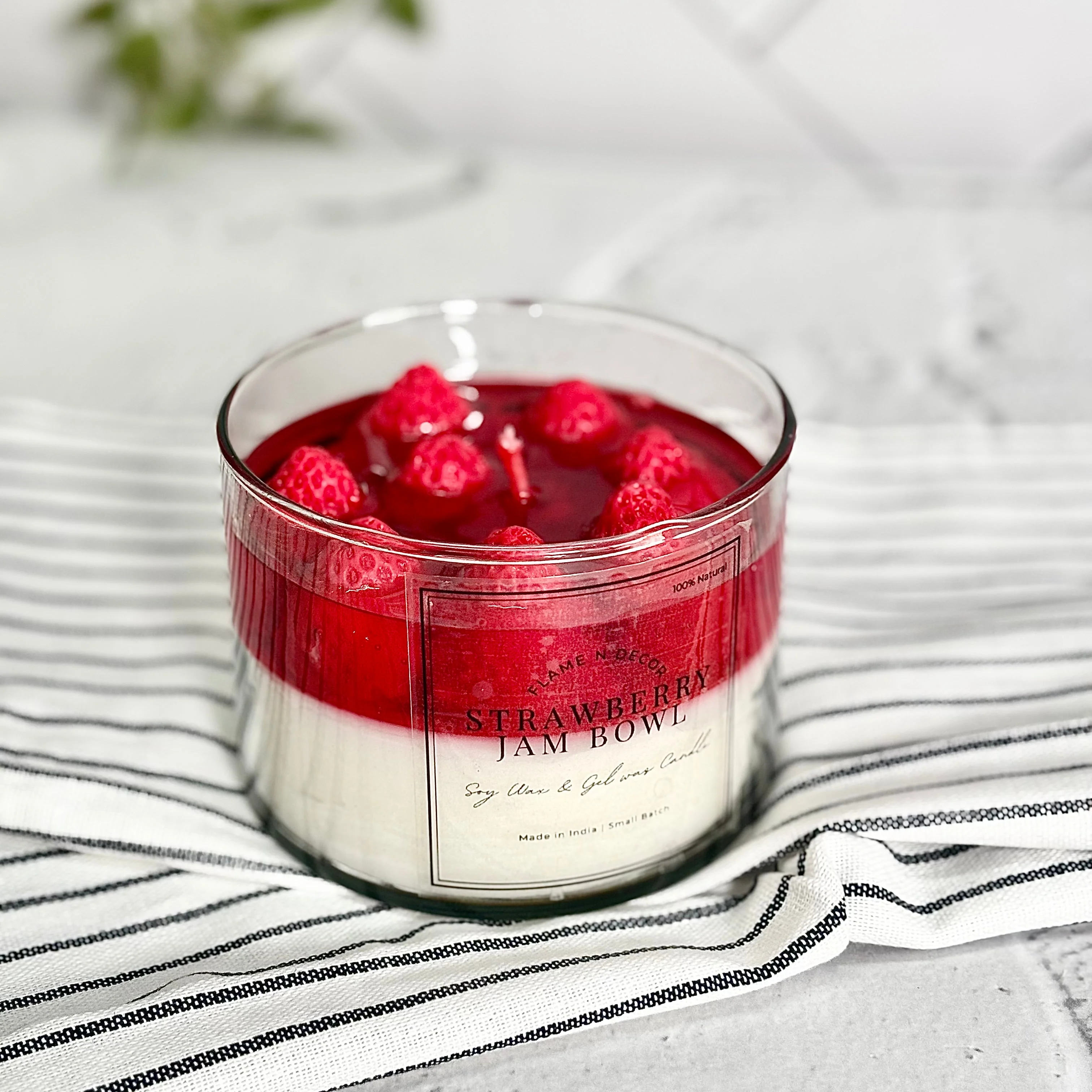 Strawberry Jam infused with Strawberry Candle | Dessert - Image 9