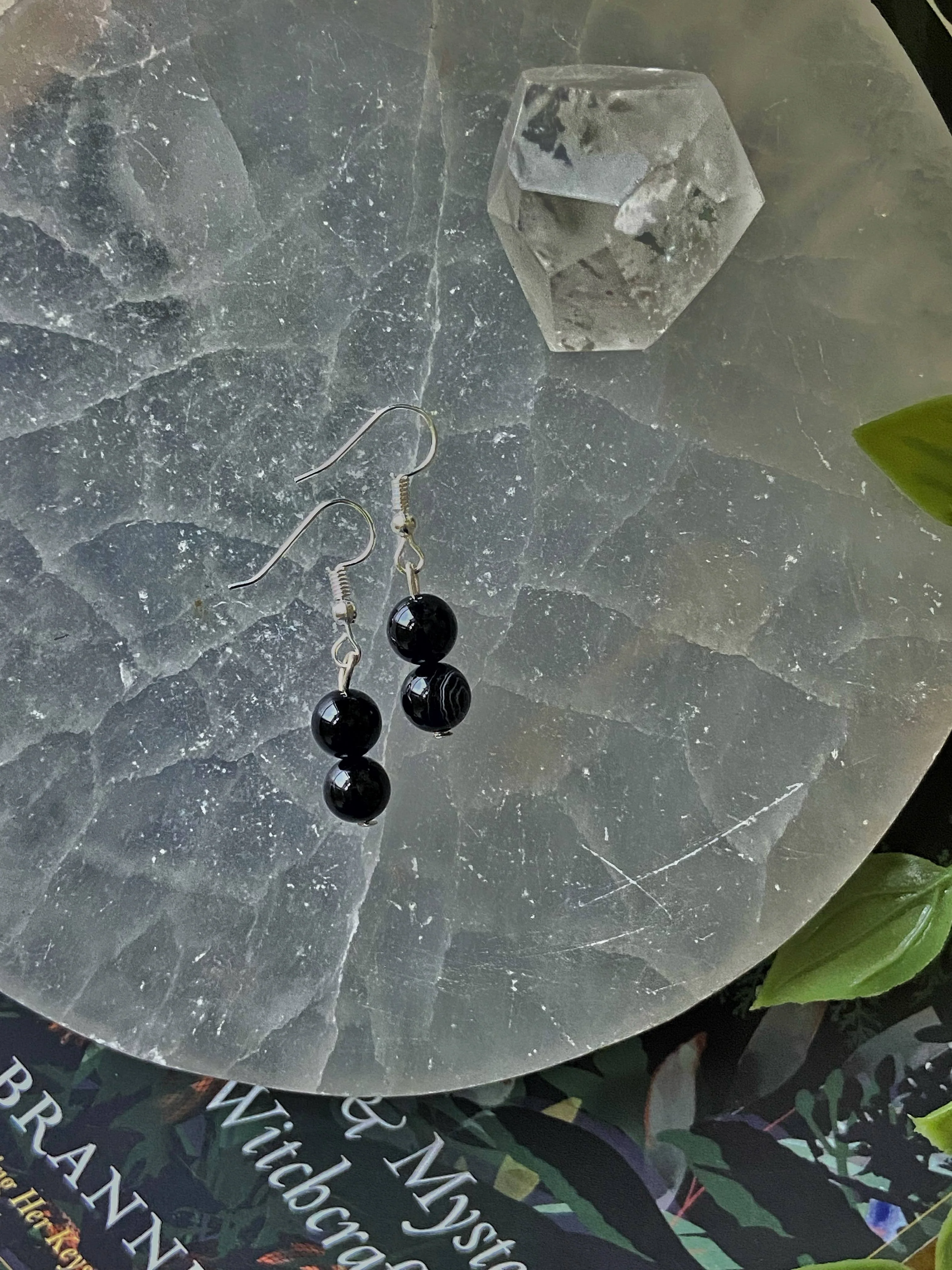 Sulemani Hakik Bead Earring | Stone of Spirituality & Protection - Image 2
