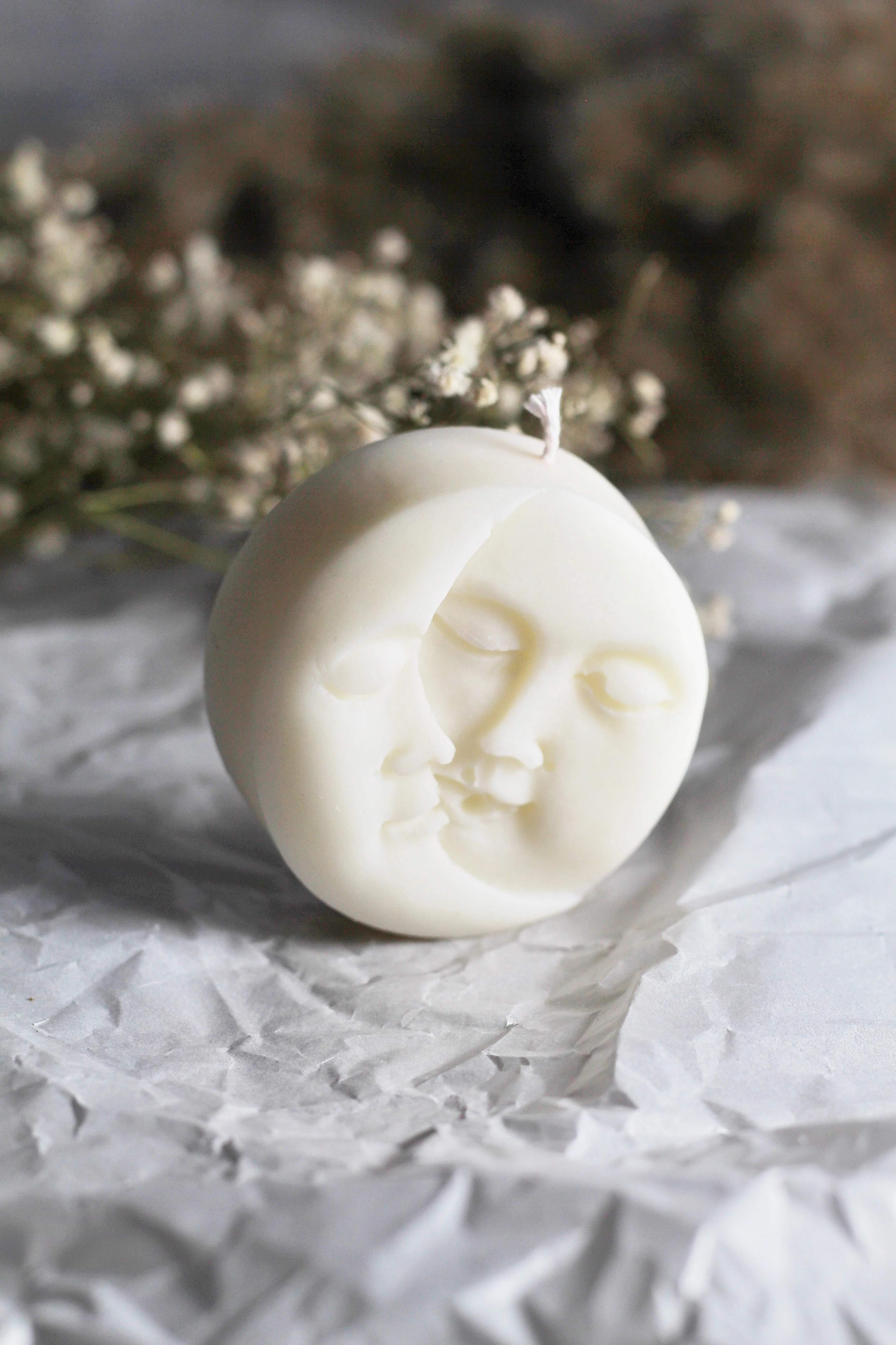 Sun & Moon Round Soy Candle | Pack of 2 - Image 2