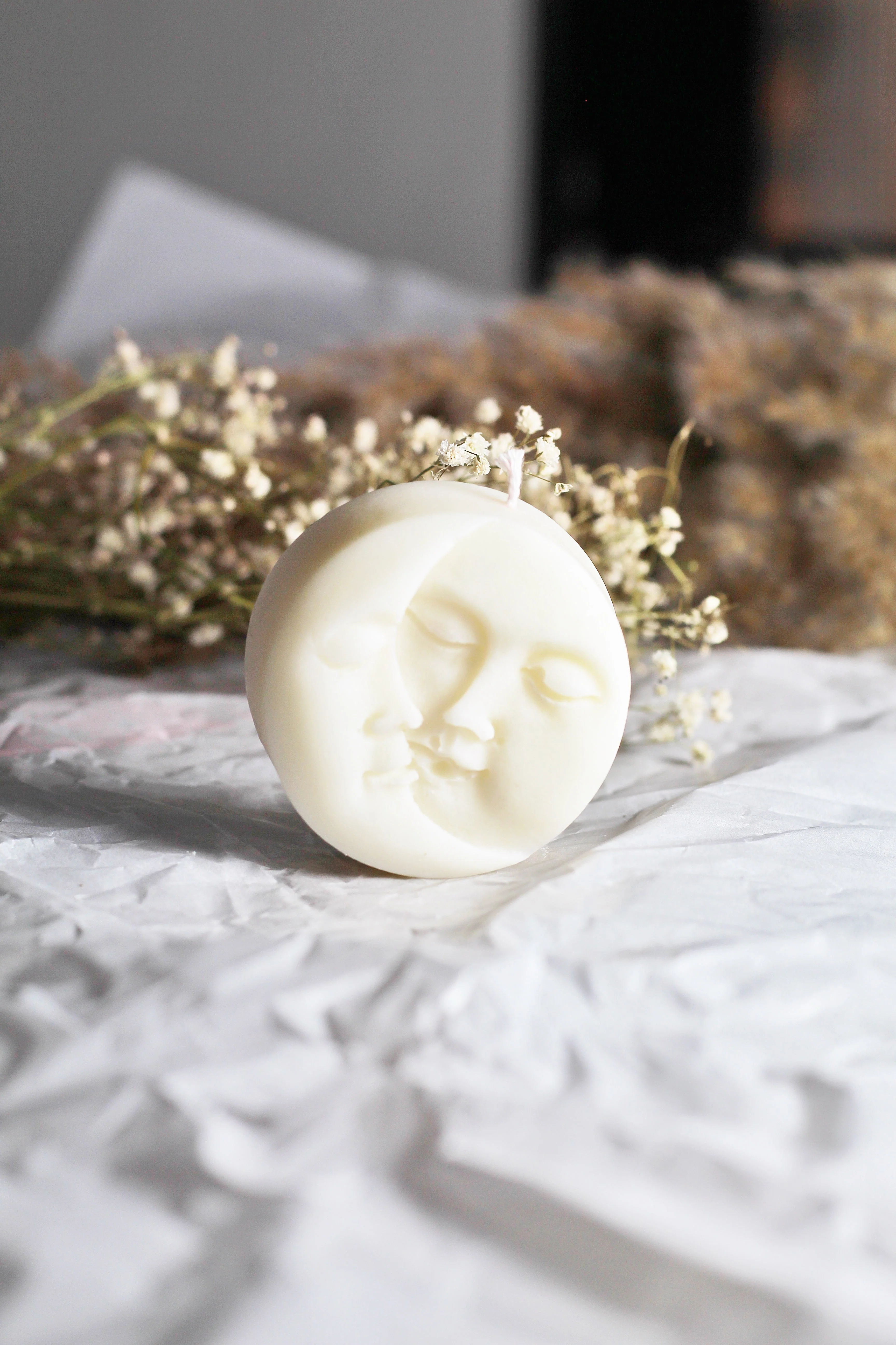 Sun & Moon Round Soy Candle | Pack of 2 - Image 3