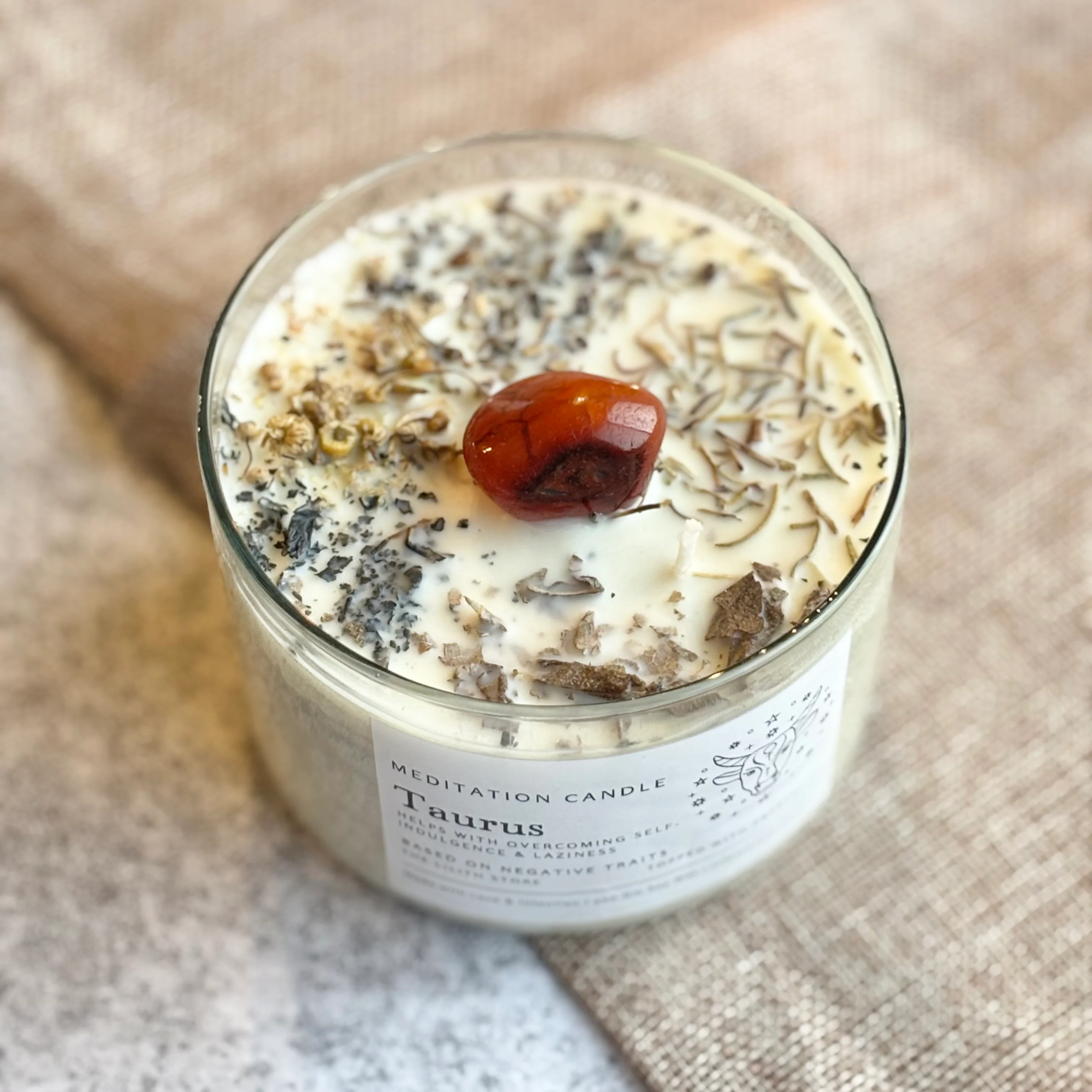 Taurus Zodiac Soy Intention Candle | 400 Gm - Image 6