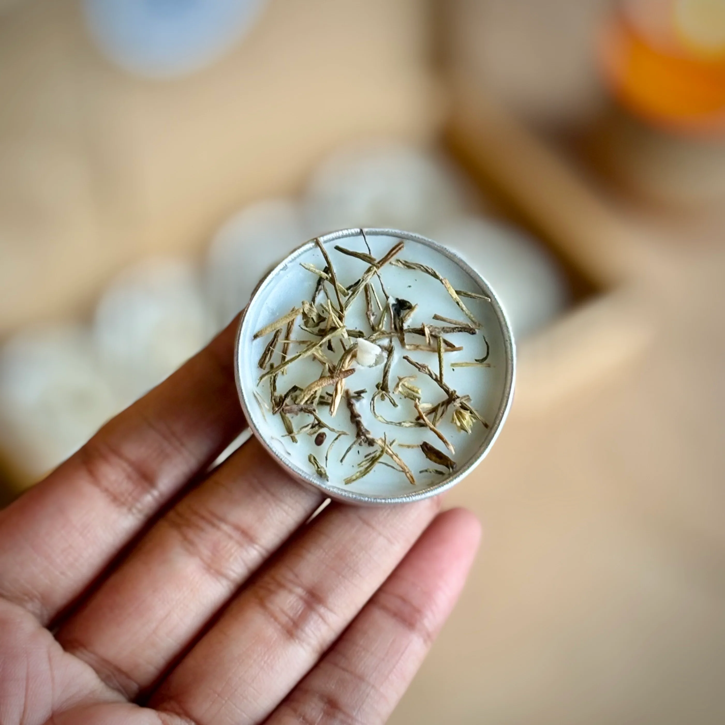 Rosemary Infused Soy Wax Tealight Candles – Unscented - Image 6