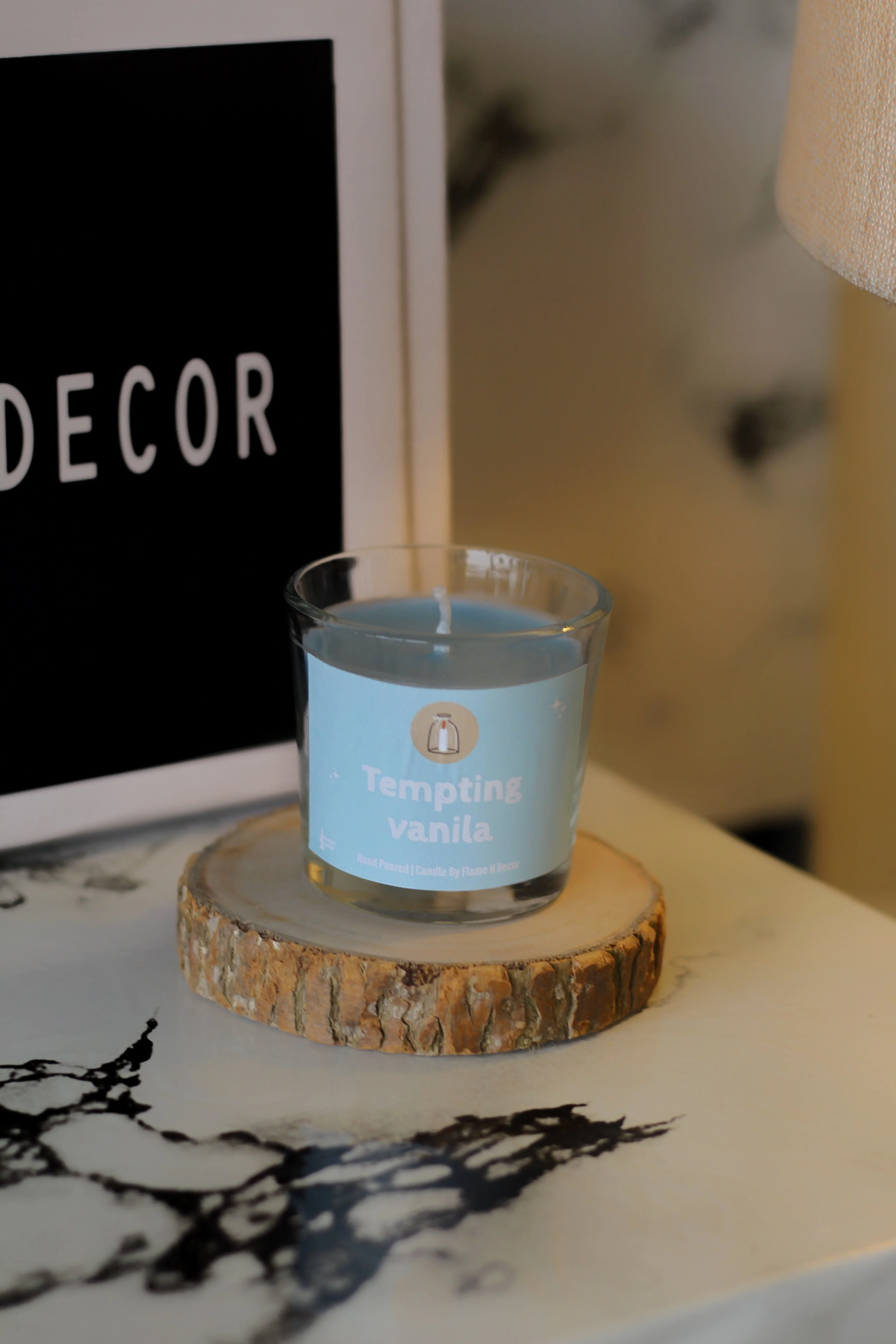 Tempting Vanilla Shot Glass Candle | Soy Candle set of 3 - Image 2