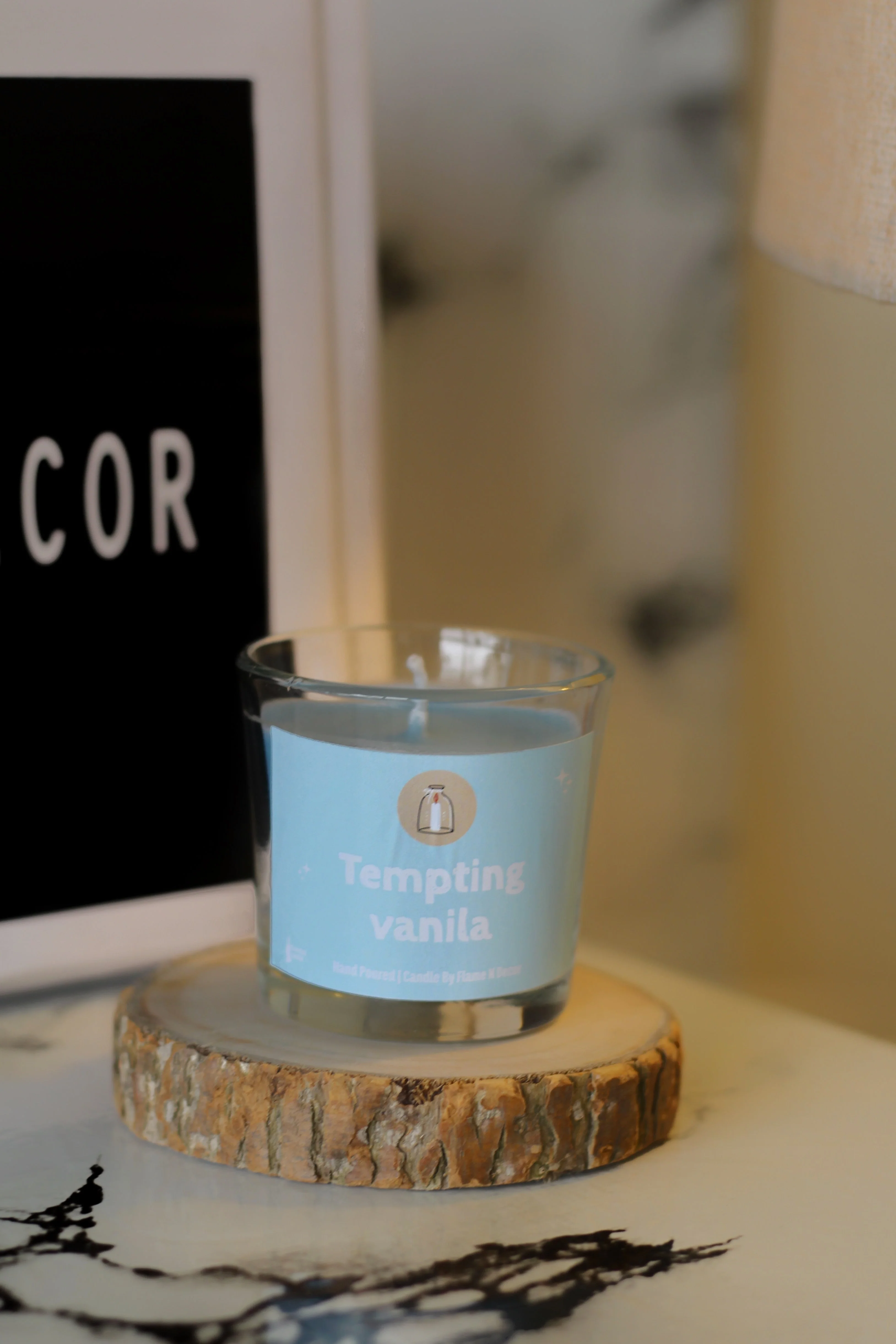 Tempting Vanilla Shot Glass Candle | Soy Candle set of 3 - Image 4