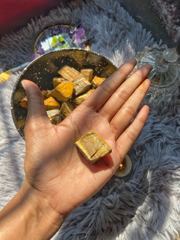 Tiger's eye Raw Stone | Stone for Protection against evil - Image 3