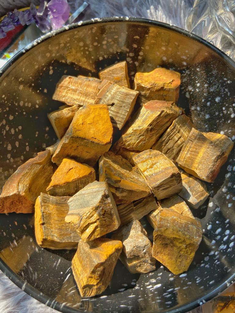 Tiger's eye Raw Stone | Stone for Protection against evil - Image 5