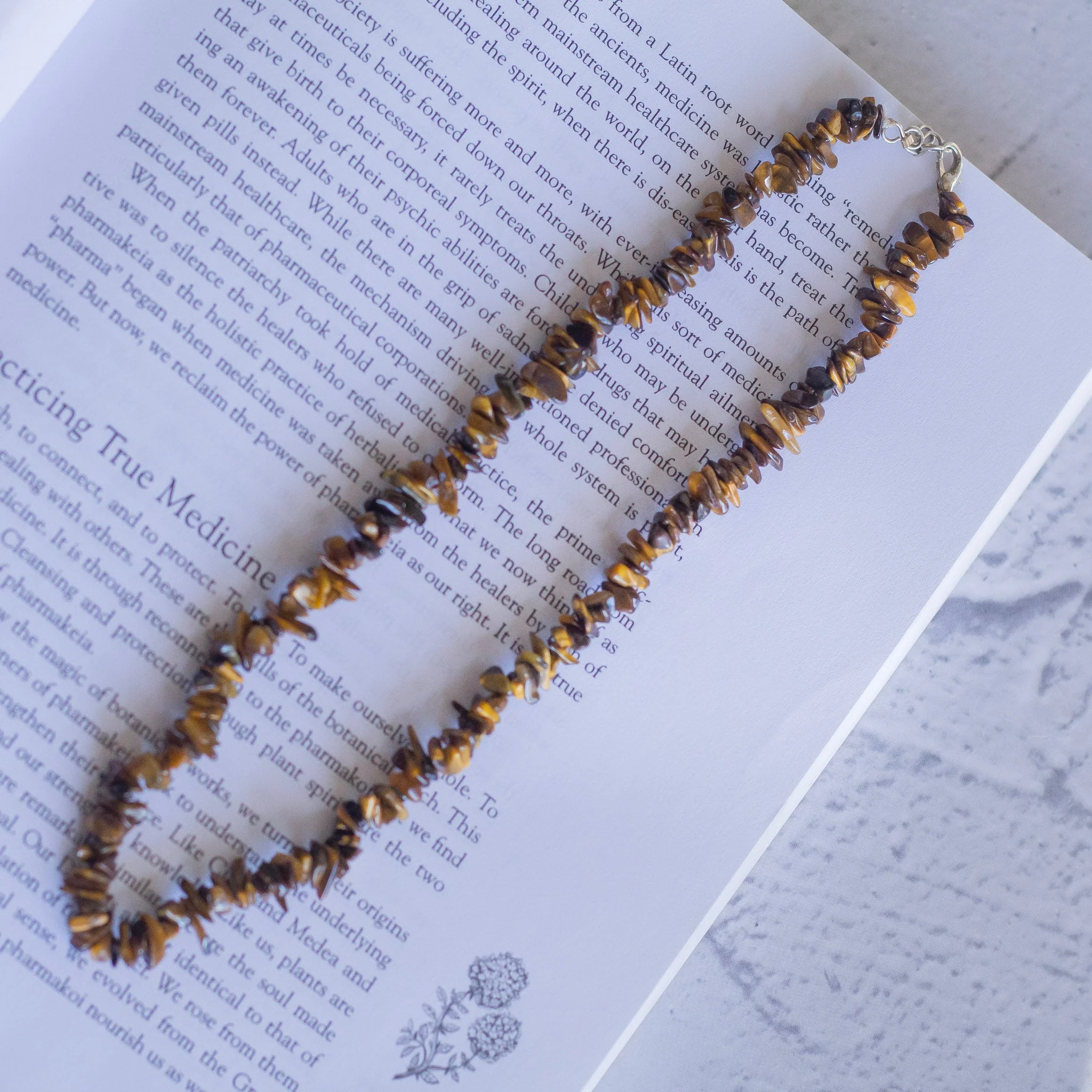 Tiger's eye Chips Necklace | Protection - Image 2