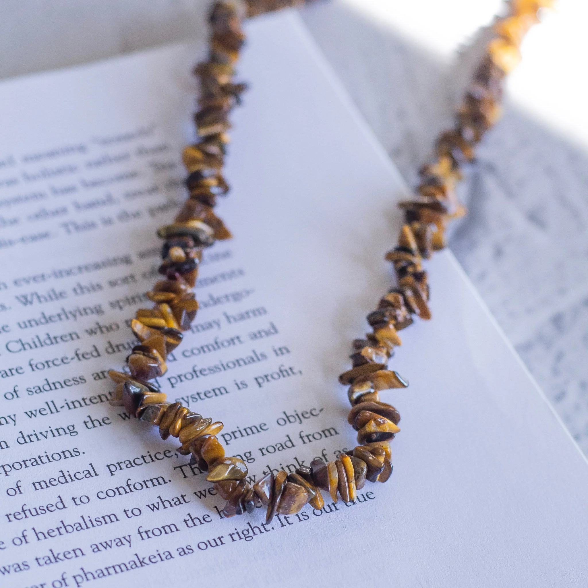 Tiger's eye Chips Necklace | Protection - Image 4