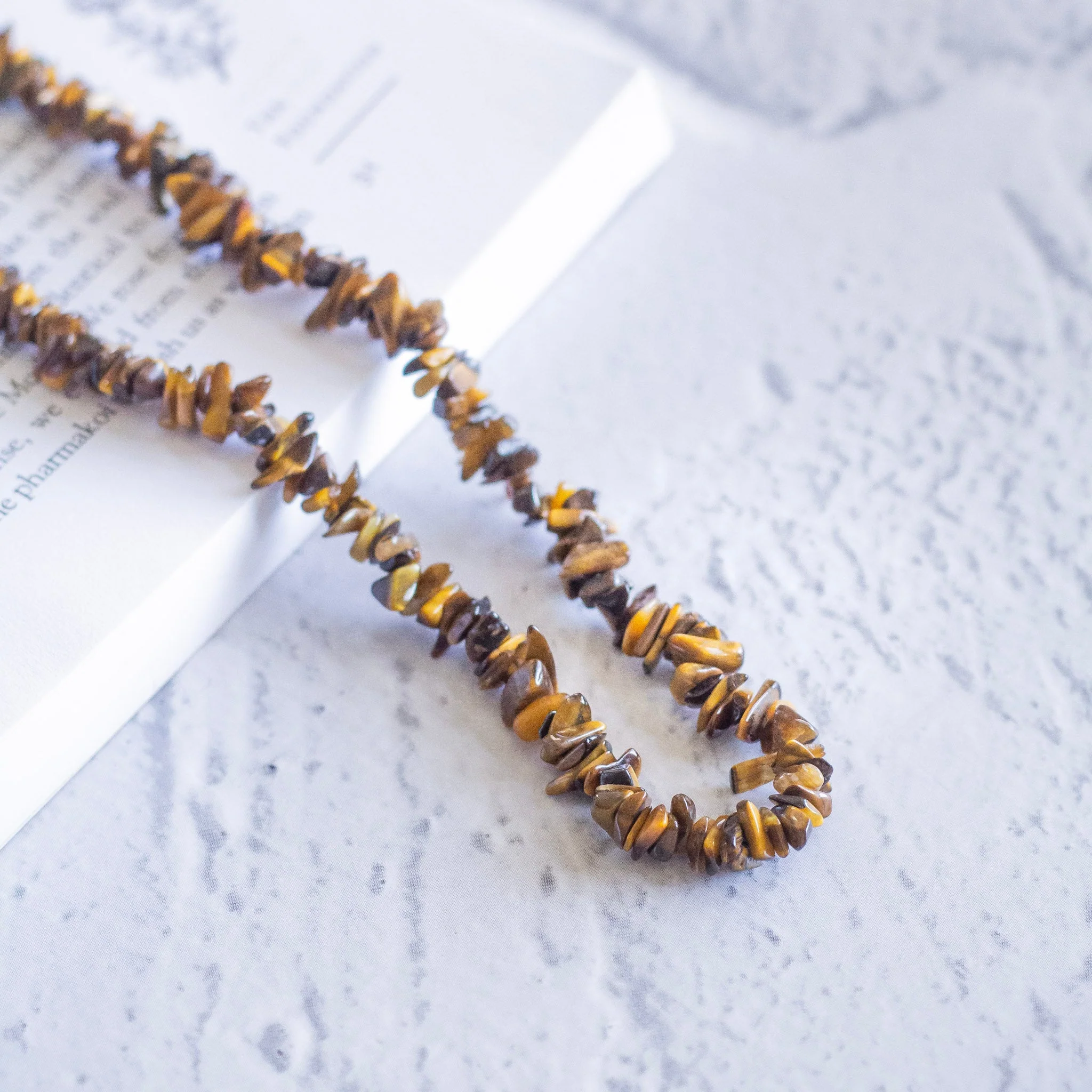 Tiger's eye Chips Necklace | Protection - Image 5