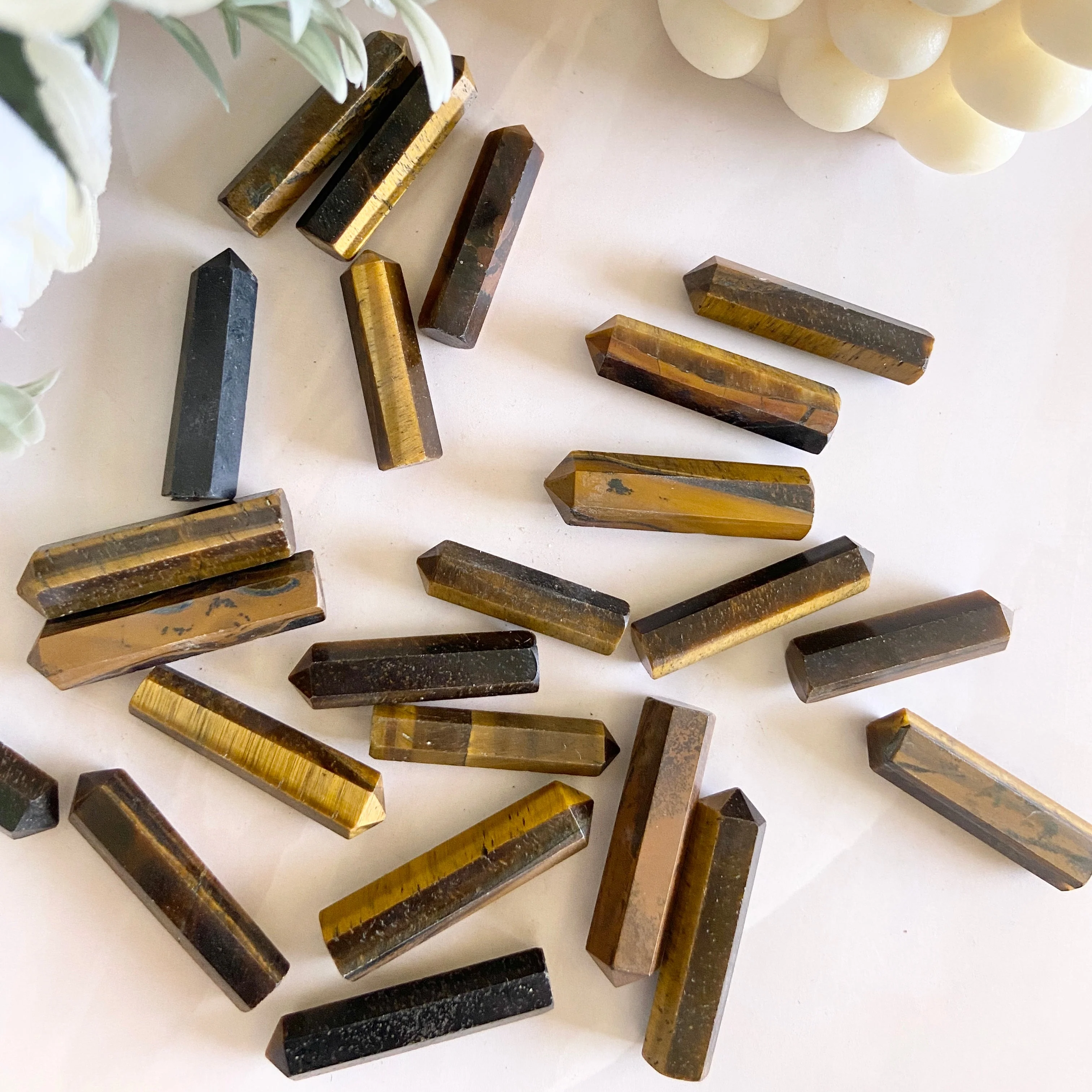 Tiger's eye mini Pencil Point  | Wealth & Fortune - Image 3