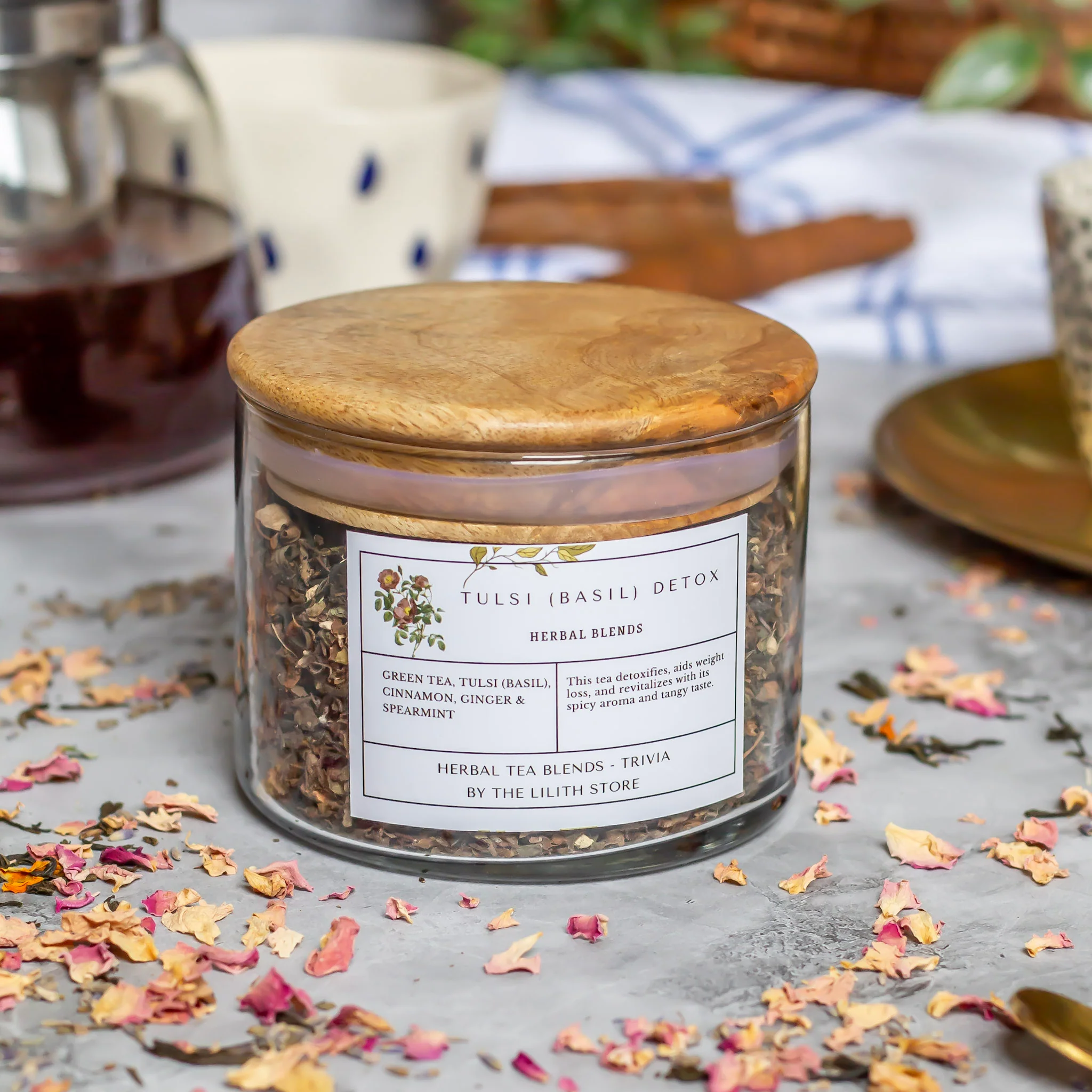 Tulsi (Basil) Detox Flavoured Tea Blend - 100 Gm | Love, Prosperity & Purification - Image 4