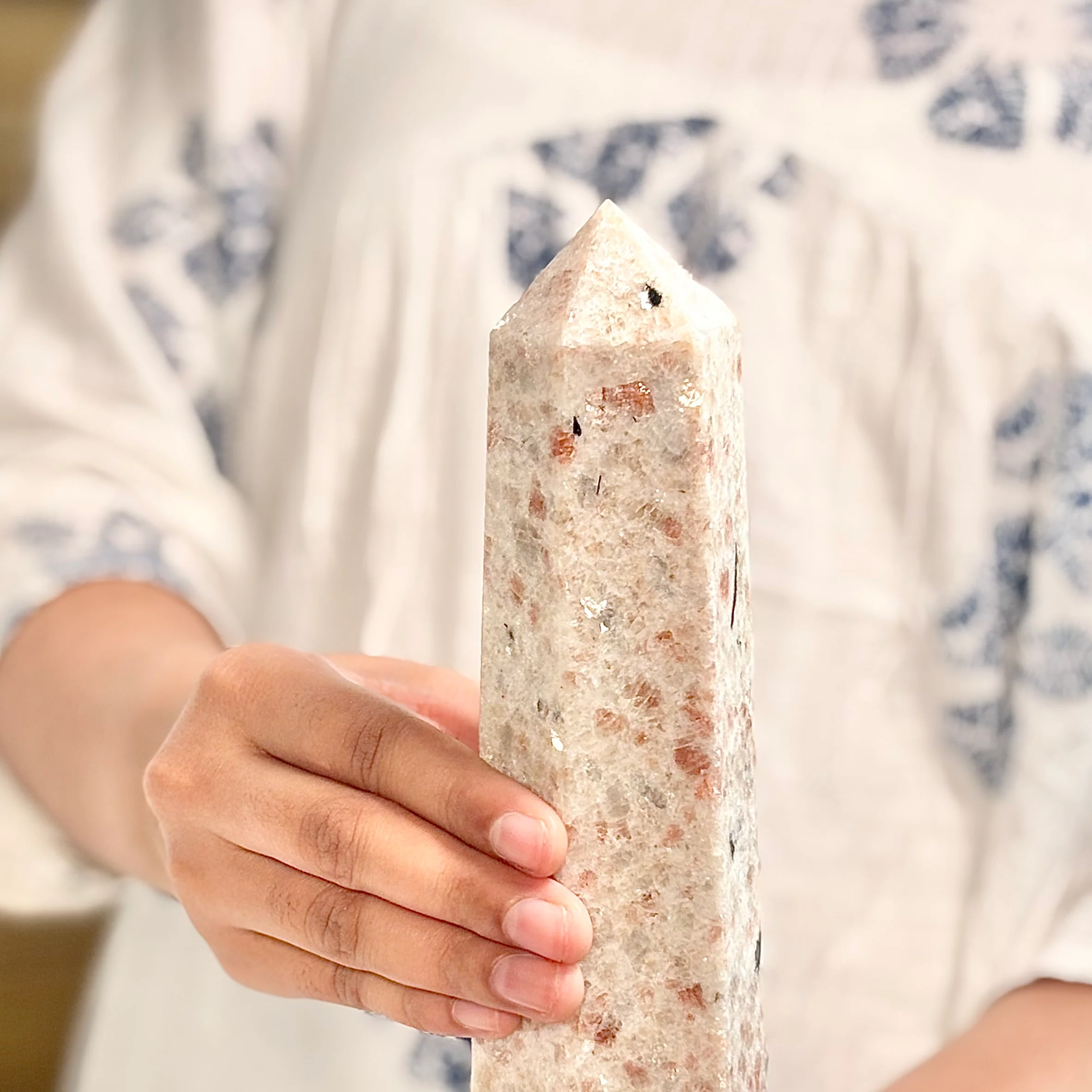 Sunstone Six-Facet Tower – 791 Gm - Ignit Joy • Embrace Confidence • Manifest Positivity - Image 3