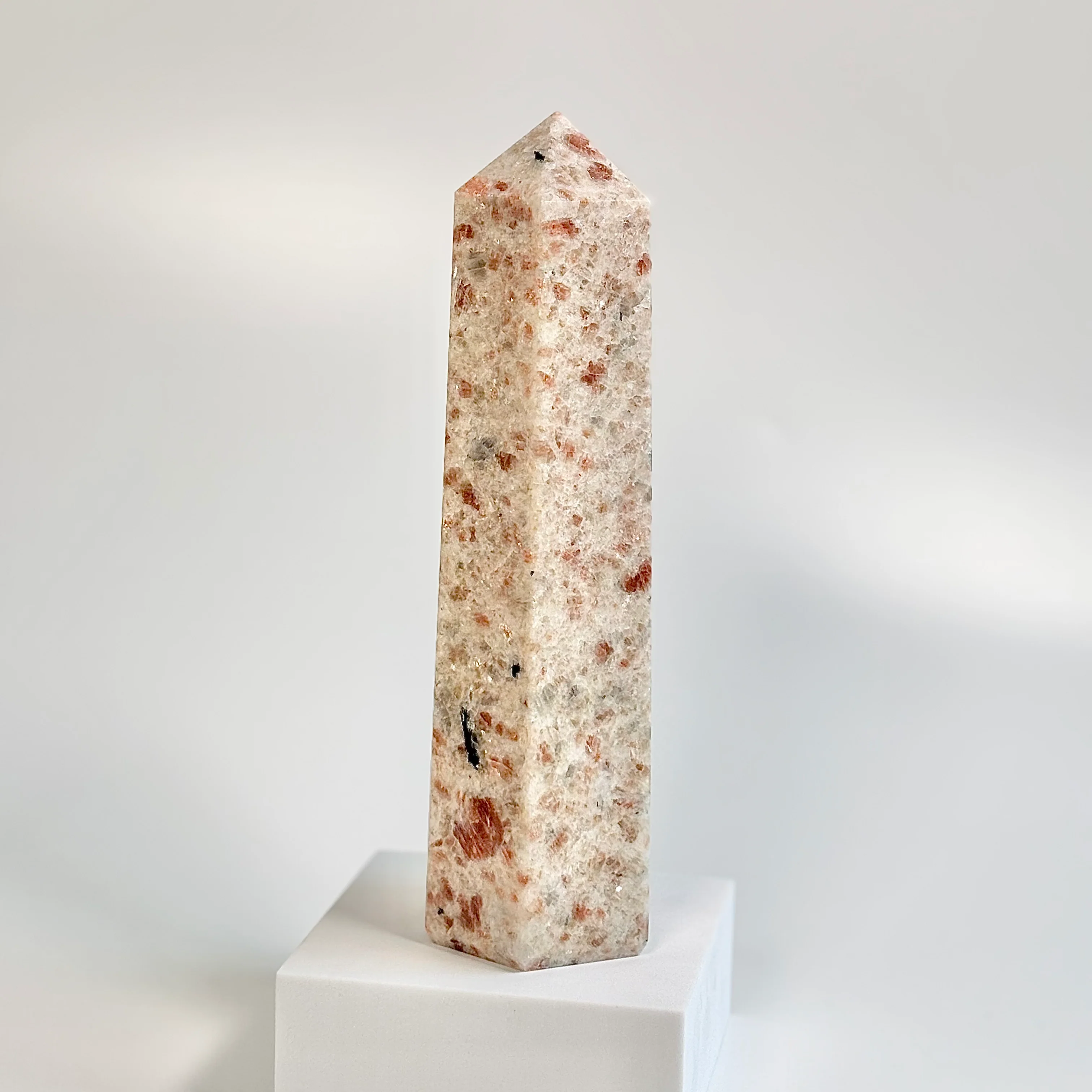 Sunstone Six-Facet Tower – 1292 Gm - Ignit Joy • Embrace Confidence • Manifest Positivity - Image 3