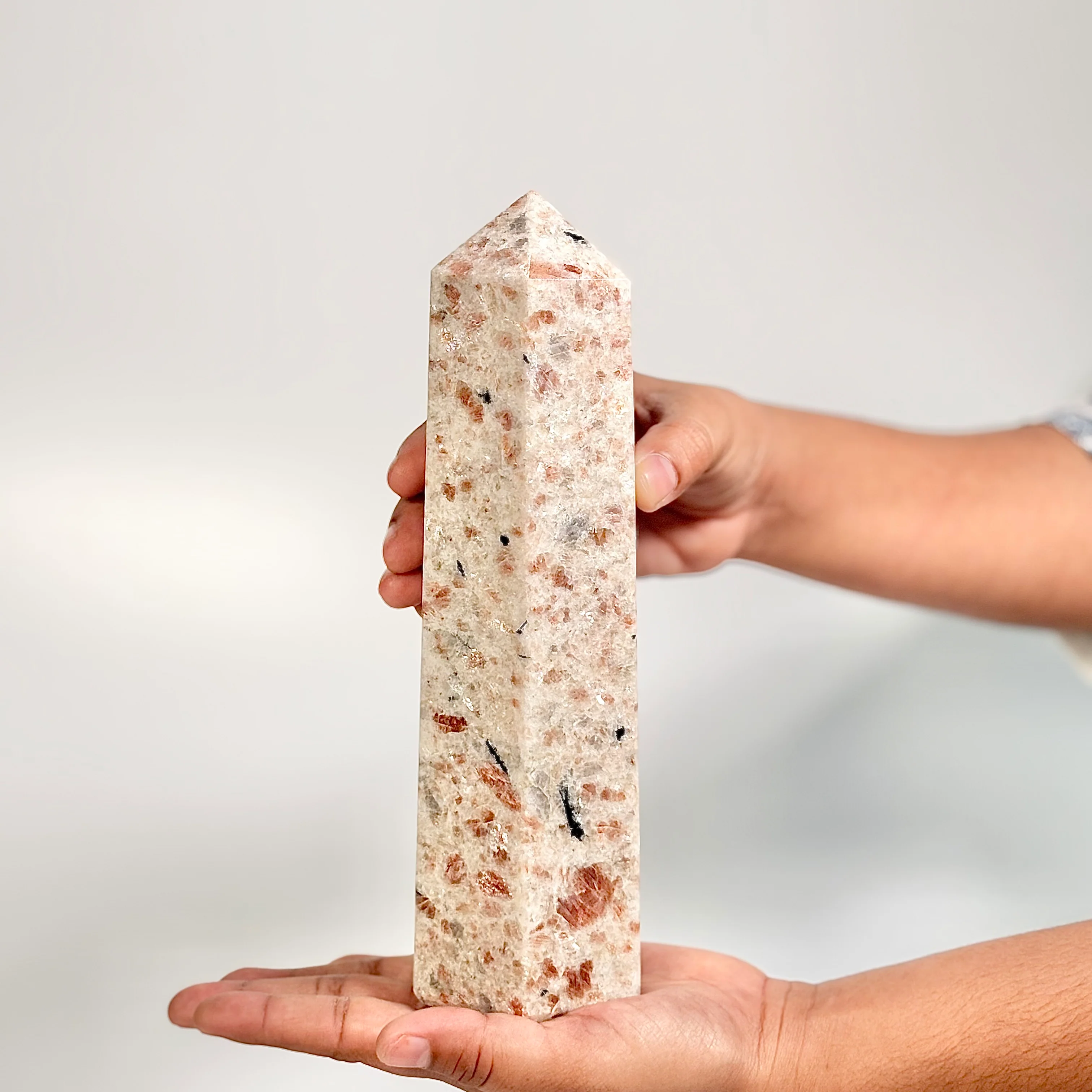 Sunstone Six-Facet Tower – 1292 Gm - Ignit Joy • Embrace Confidence • Manifest Positivity - Image 4