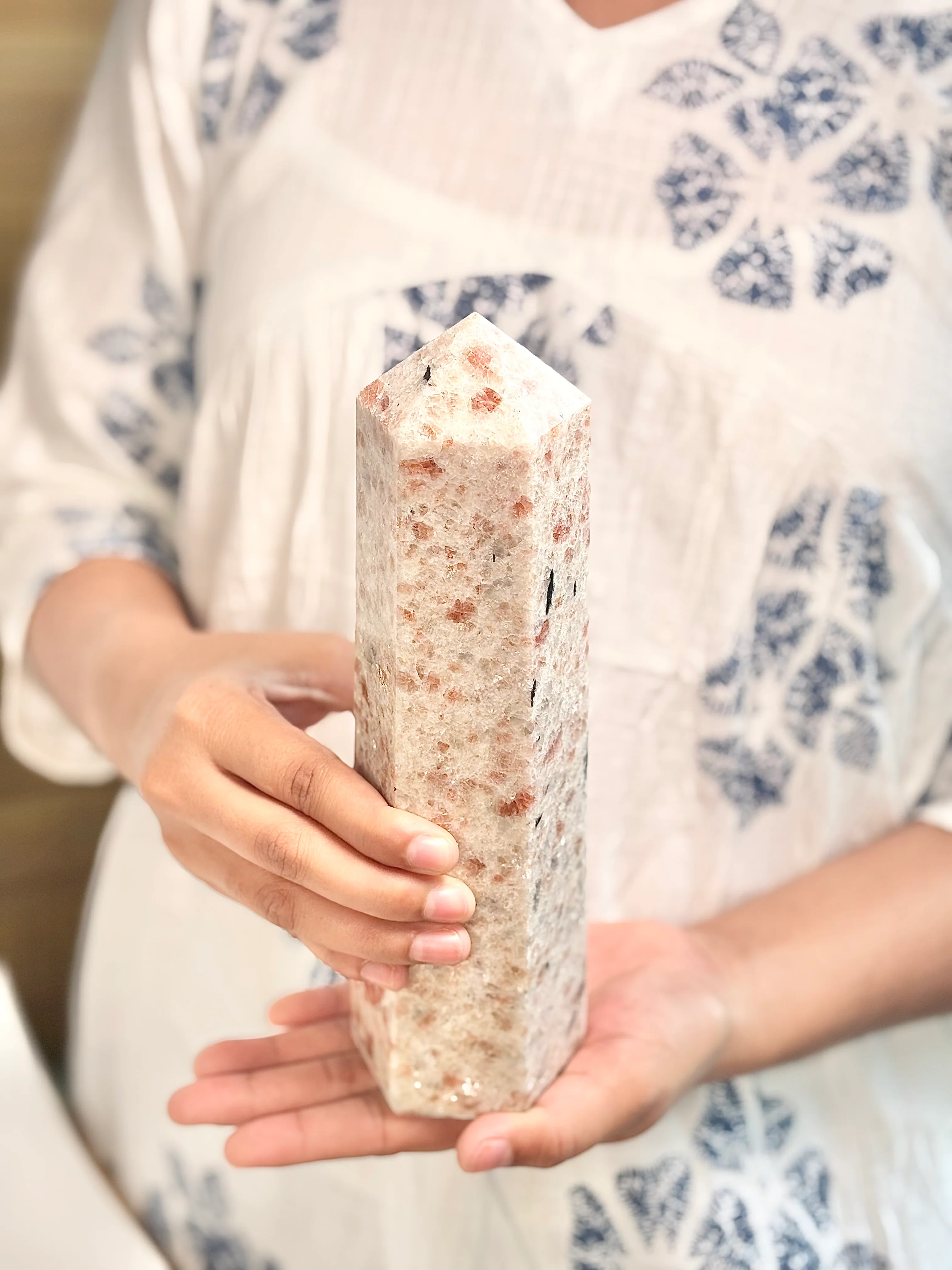Sunstone Six-Facet Tower – 1292 Gm - Ignit Joy • Embrace Confidence • Manifest Positivity - Image 6