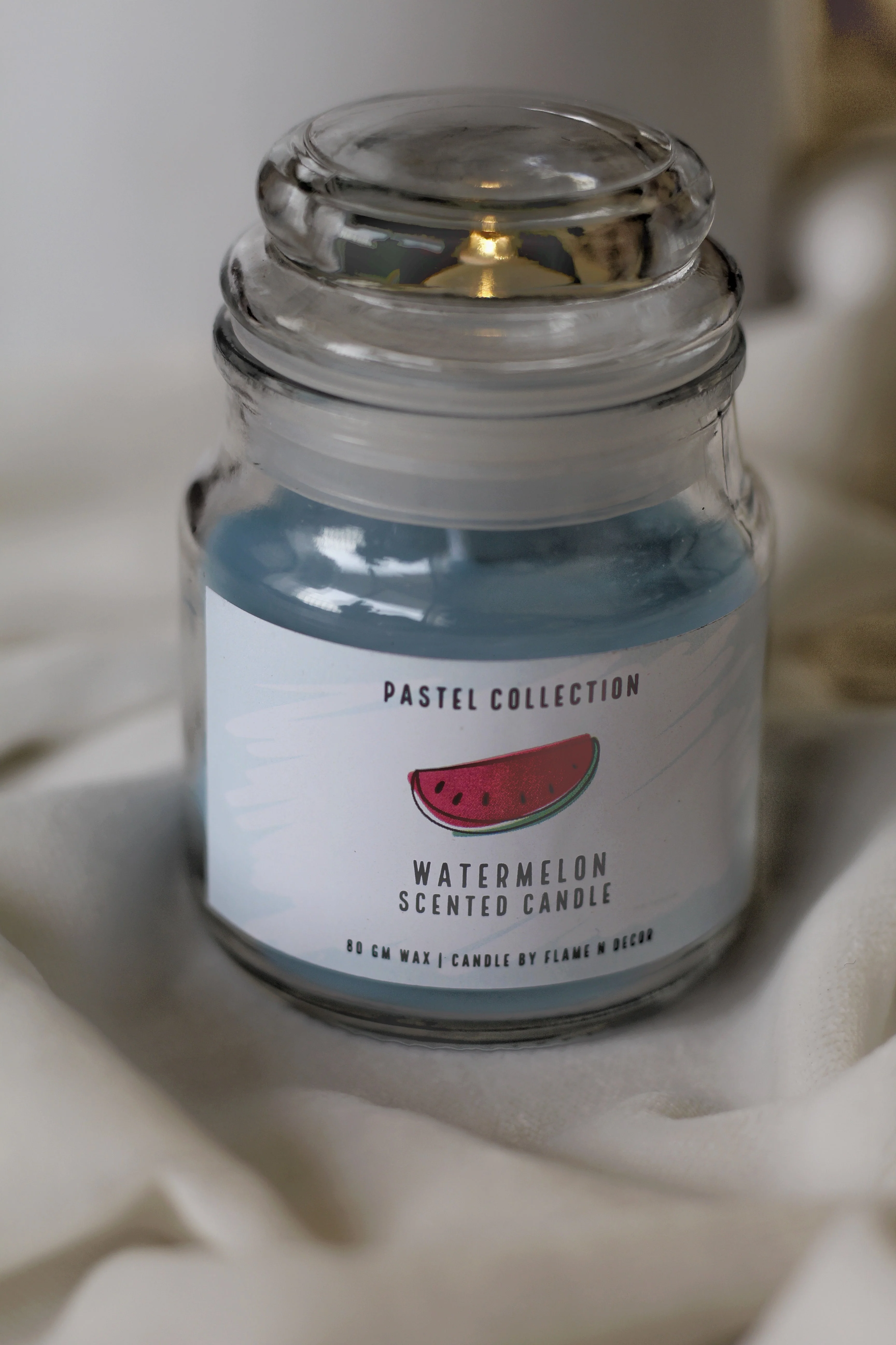 WATERMELON COOKIE JAR CANDLE set of 2 - Image 3