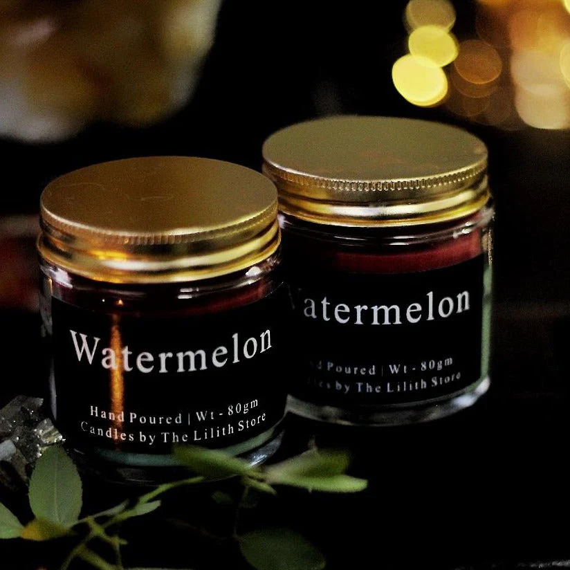 Watermelon Scented Soy Wax Candle