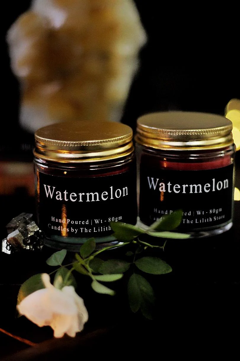 Watermelon Scented Soy Wax Candle - Image 3