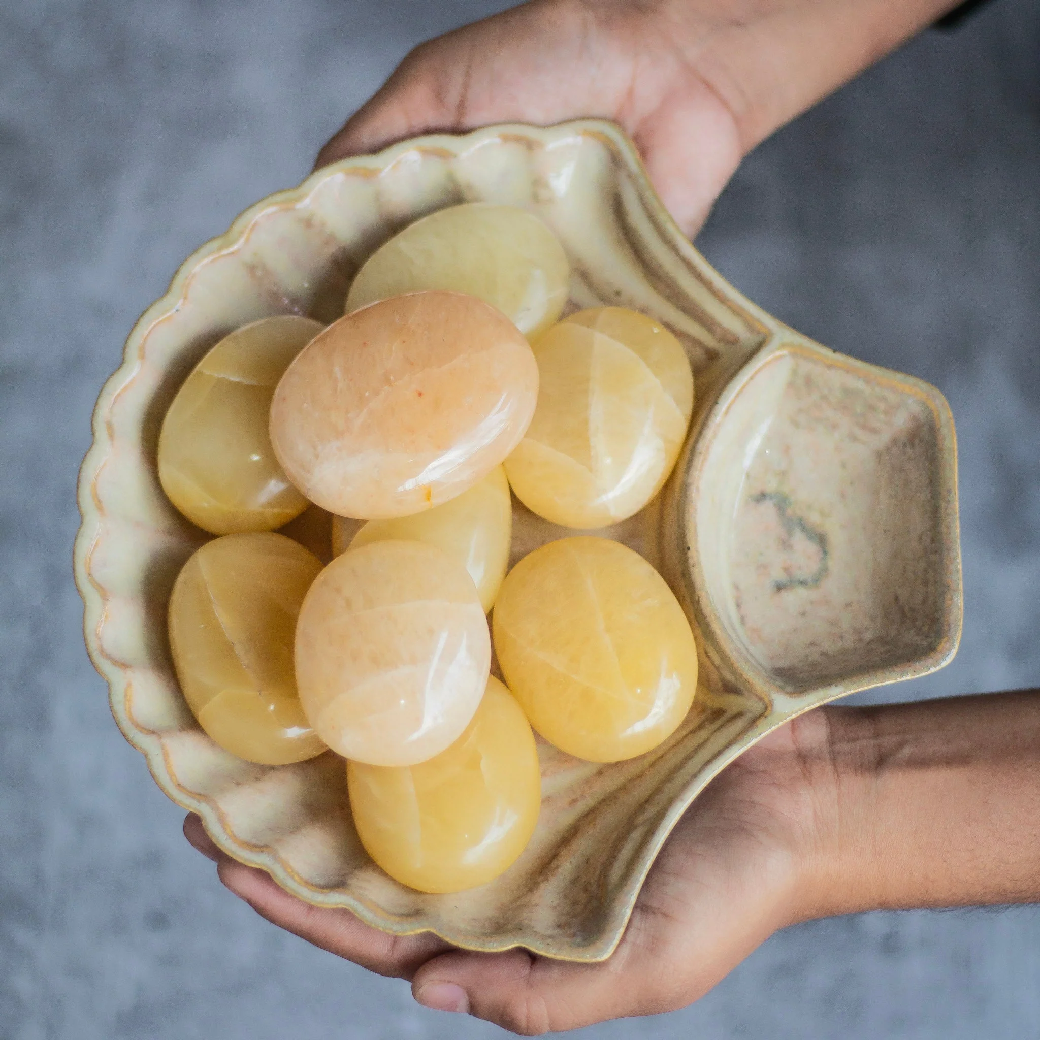 Yellow Aventurine Palm Stone | Self-worth & Self-esteem - Image 3