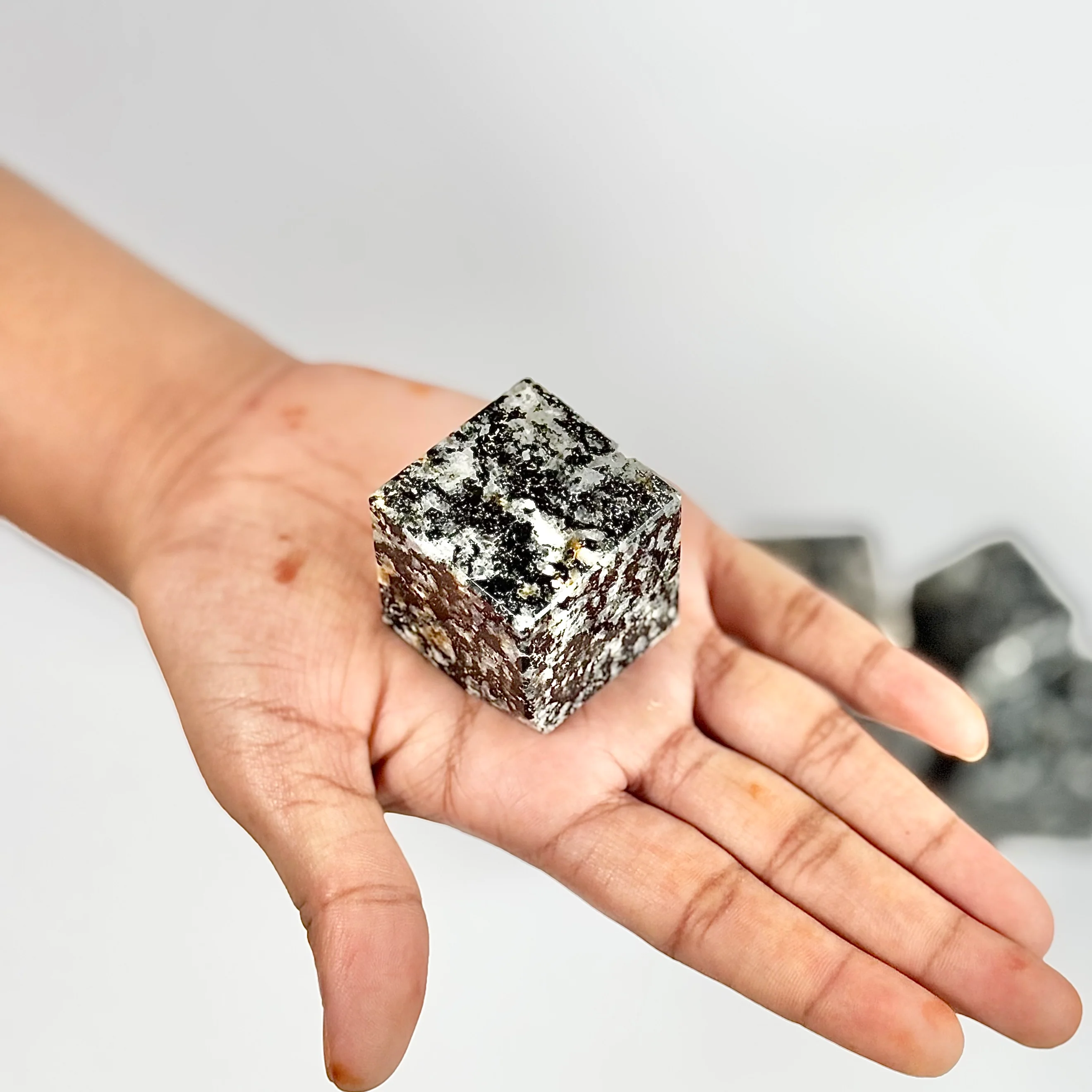 Zebra Jasper Cube - Focus - Image 2